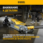 Домкрат гидравлический подкатной DENZEL 2/3 т, 98-770 мм, быстрый подъем, низ. подхват, проф, SUV