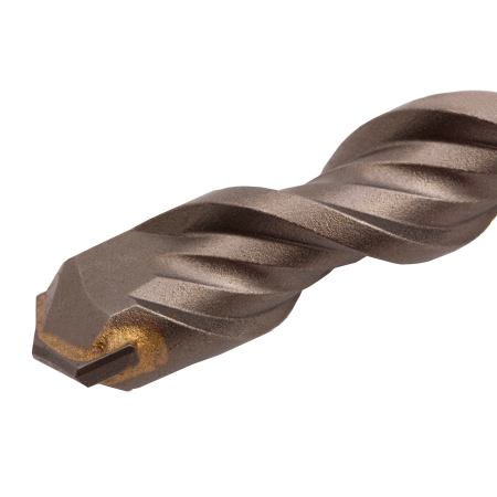 Бур по бетону DENZEL 705036, 16 x 160 мм, двойная спираль, три пылеотводящие кромки