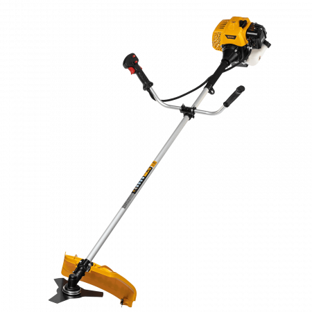 Триммер бензиновый DENZEL DTS-43, 43 см3, неразъемная штанга, состоит из 2 частей