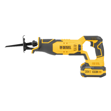 Пила сабельная аккумуляторная DENZEL RS-180,  Li-Ion, 20 В