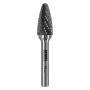 Борфреза по металлу DENZEL твердосплавная, параболическая, тип-F, 12 мм