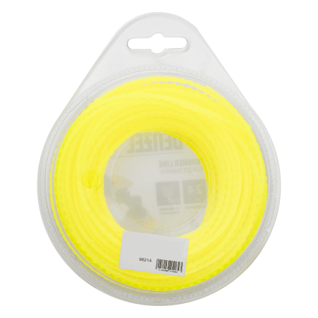 Леска для триммера DENZEL 96214 зубчатый квадрат, 2,4мм х 15м, FLEX CORD