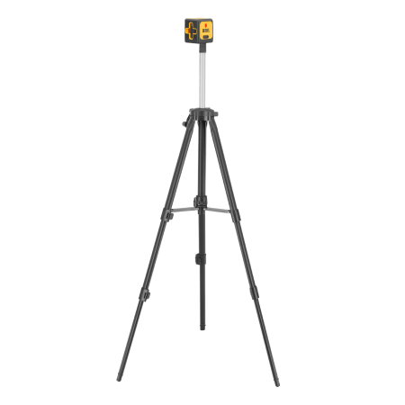 Лазерный уровень DENZEL DQB-T, 30 м, зеленый луч, батарейки, штатив