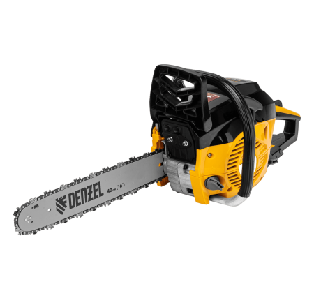 Пила цепная бензиновая DENZEL DGS-4516, шина 40 см, 3 л.с, шаг 3/8, 57 звеньев
