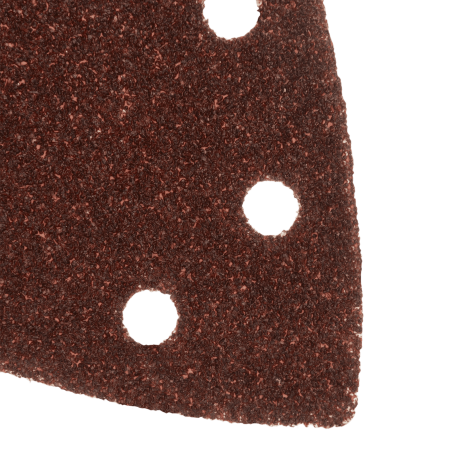 Треугольник абразивный на ворc. подложке под "липучку", перф., P 40, 150х150х100 мм, 5 шт. Denzel