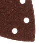 Треугольник абразивный на ворc. подложке под "липучку", перф., P 40, 150х150х100 мм, 5 шт. Denzel