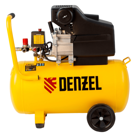 Компрессор воздушный DENZEL DC1500/50, 1.5 кВт, прямой привод, 50 литров, 220 л/мин