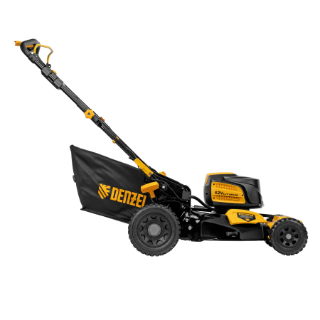 Газонокосилка аккумуляторная бесщет. DENZEL RLMS560-62, привод, 560 мм, Li-ion, 62В