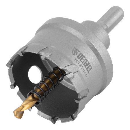 Коронка по металлу DENZEL 724016, 51 мм, твердосплавная