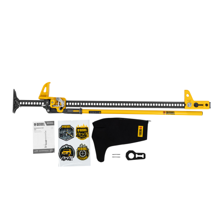 Домкрат реечный профессиональный DENZEL 3,5 т, 115-1340 мм, High Jack