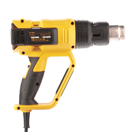 Фен технический DENZEL HG-2000E, 2000 Вт, 2 режима, LCD дисплей