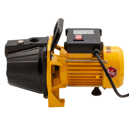 Насос садовый поверхностный DENZEL GP1100C, 1100 Вт, 4500 л/ч, высота подъема 46 м