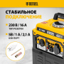 Генератор инверторный DENZEL GS-1100iF, 1,1 кВт, 230 В, ручной старт