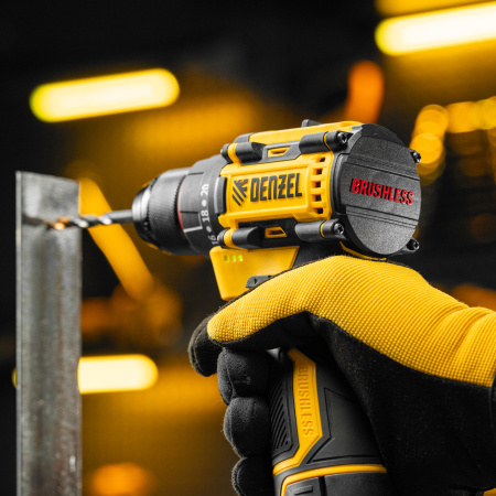 Дрель-шуруповерт аккумуляторная бесщет. DENZEL CDH-BL-12, Li-Ion, 12 В