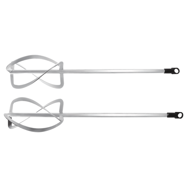 Комплект насадок для строительного миксера DENZEL 2шт., 220х560 мм, оцинкованные, хвостовик HEX13