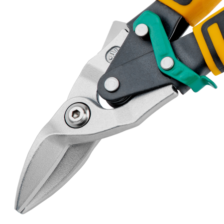 Ножницы по металлу DENZEL 78371, 270 мм, прямой и правый рез, сталь СrMo