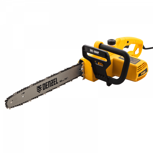 Пила цепная электрическая DENZEL EDS-1800P, 1.8 кВт, шина 40 см, шаг 3/8, 57 звеньев