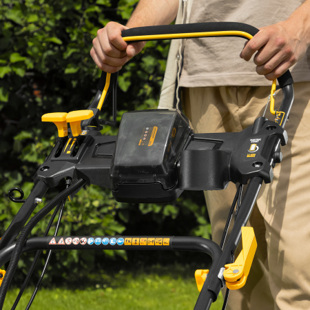 Газонокосилка бензиновая DENZEL GLD-460SP-VE, 146 см3, шир. 46см, привод, вариатор, эл.старт, 60 л