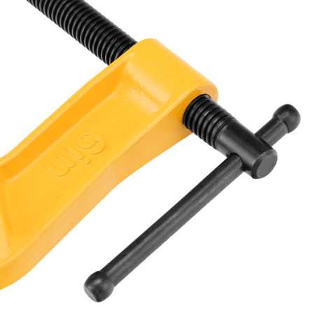 Струбцина DENZEL G-образная, усиленная, 150 мм