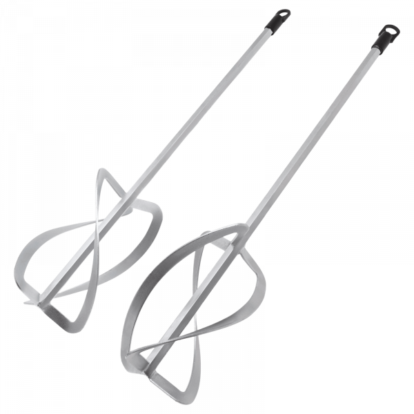 Комплект насадок для строительного миксера DENZEL 2шт., 220х560 мм, оцинкованные, хвостовик HEX13