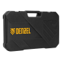 Набор инструментов DENZEL 1/2", 1/4", CrV, S2, пластиковый кейс, 84 предмета