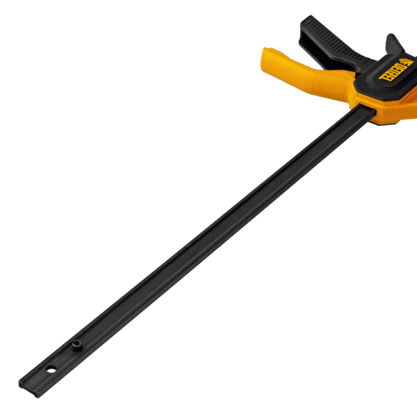 Струбцина DENZEL F-образная, быстрозажимная, 300 х 55 мм, усиленный нейлоновый корпус Струбцина DENZEL F-образная, быстрозажимная, 300 х 55 мм, усиленный нейлоновый корпус