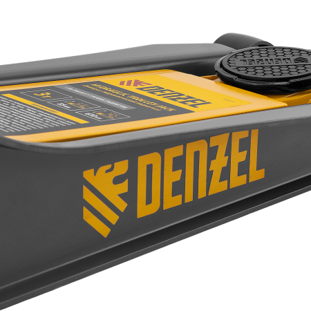 Домкрат гидравлический подкатной DENZEL 3 т, 85-610 мм, быстрый подъем, низ. подхват, проф, SUV