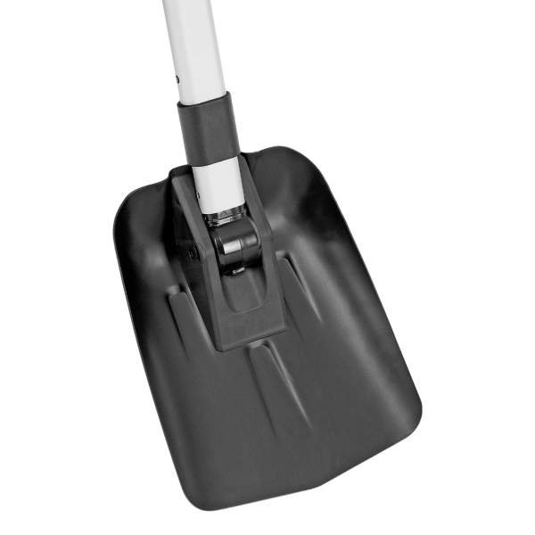 Лопата автомобильная складная, алюминиевая, 220х280х585-870 мм, телескопический черенок Denzel