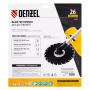 Диск для триммера DENZEL c долотообразной формой зуба, 230 х 25,4 26 зубов