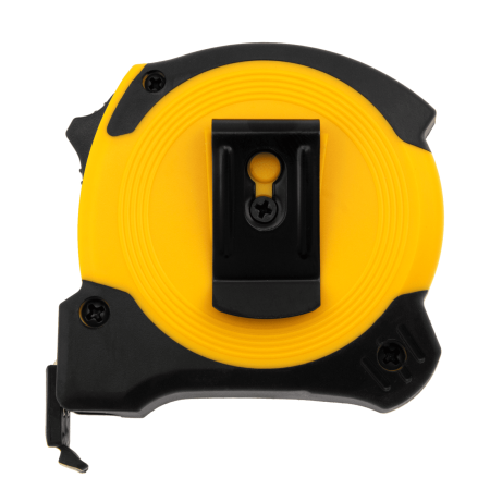 Рулетка DENZEL 5м х 19мм, двухкомп. корпус, магнитный обрезиненный зацеп