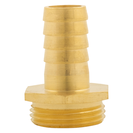 Штуцер для шланга DENZEL 97272, 3/4 дюйм, с наружной резьбой G1