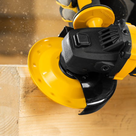 Чашка твердосплавная зачистная DENZEL, 125 мм, Наклонная, крупное зерно #8