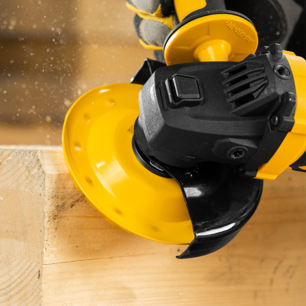 Чашка твердосплавная зачистная DENZEL, 125 мм, Наклонная, крупное зерно #8