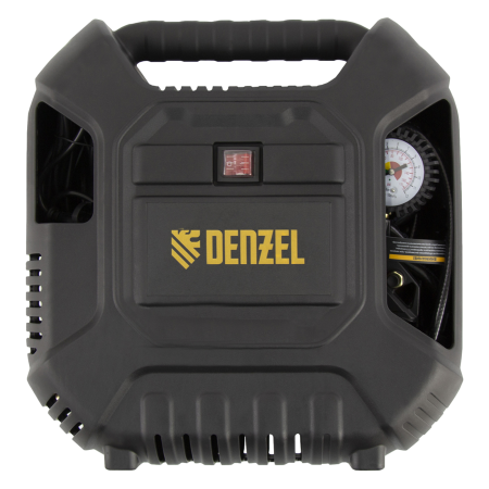 Компрессор воздушный DENZEL DL1100, 1.1 кВт, 180 л/мин, с набором аксессуаров