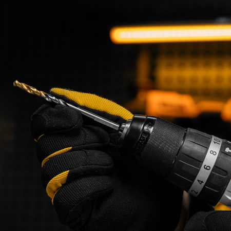 Сверло спиральное по металлу DENZEL 5,5 x 93 мм, Р6М5, Golden Tip