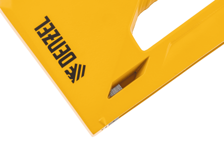 Степлер мебельный DENZEL алюминиевый корпус, тип 53, 6-14 мм, тип 300, 15 мм, тип 500, 15 мм