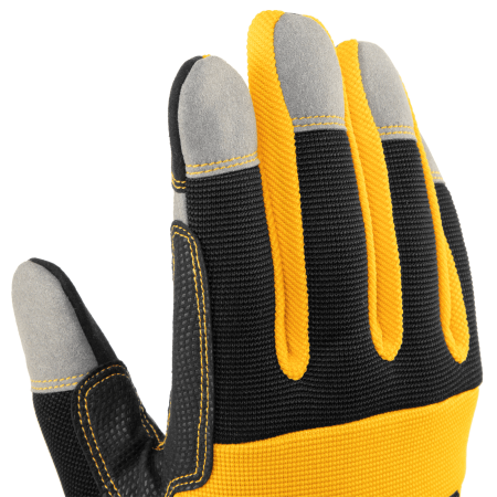 Перчатки универсальные DENZEL усиленные, размер 9