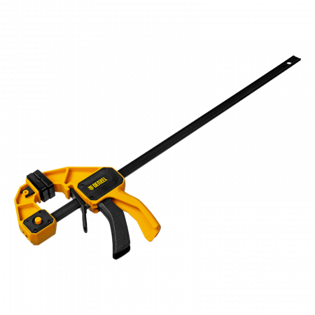 Струбцина DENZEL F-образная, быстрозажимная, 450 х 80 мм, усиленный нейлоновый корпус