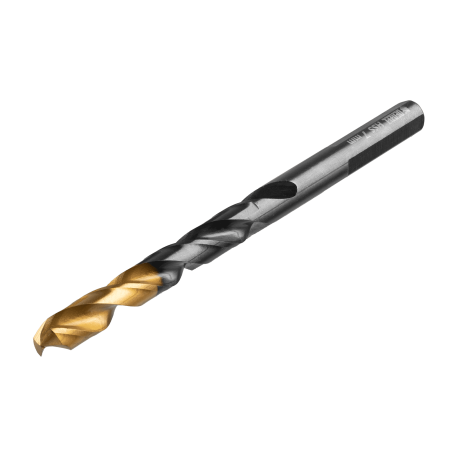 Сверло по металлу DENZEL 7 мм, HSS-Tin, Golden Tip, 10 шт.