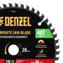 Пильный диск по ламинату DENZEL ф185 х 20 мм, 48 зубьев