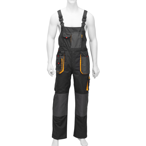 Полукомбинезон профессиональный рабочий DENZEL 65% полиэстер 35% хлопок, XXXL
