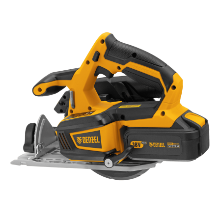 Пила циркулярная аккумуляторная бесщет. DENZEL CCS-165, 18В Li-Ion