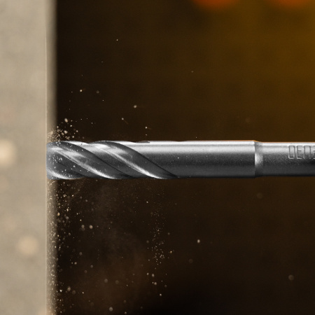 Бур по бетону DENZEL, цельная крестовая пластина, 12x165 мм, SDS PLUS