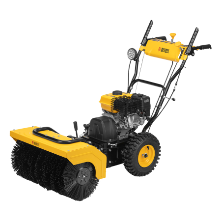 Снегоуборщик гибридный с функц. подметания DENZEL SWB-600, 212 сс, руч. старт, 2 насадки