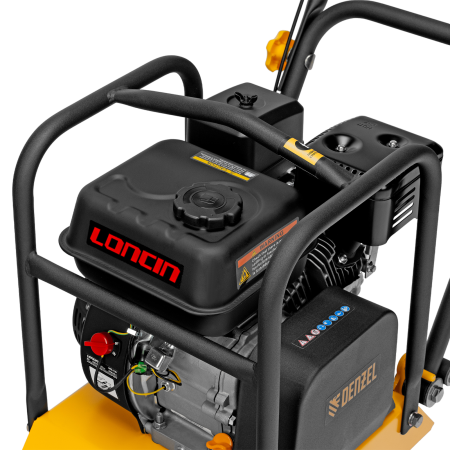 Виброплита бензиновая DENZEL VC-12, 12 кН, 45*35 см, 196 см3