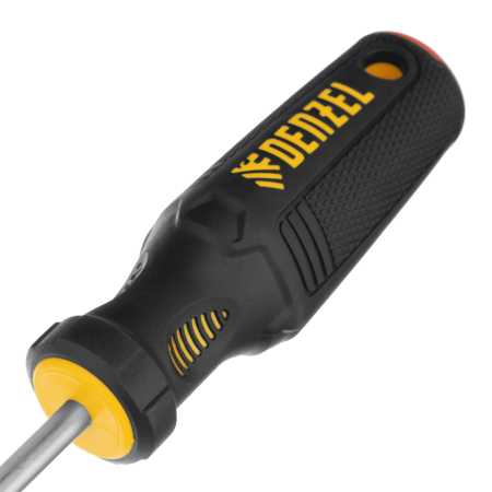Отвертка DENZEL PH2х200 мм, CrV, трехкомпонентная рукоятка