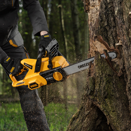 Пила цепная  аккумуляторная  бесщет. DENZEL RCS 400-62, 400 мм, Li-ion, 62В