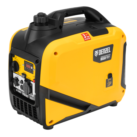 Генератор инверторный DENZEL GS-2200iS, 2,2 кВт, 230 В, закрытый корпус, ручной старт