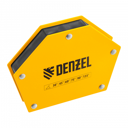 Фиксатор магнитный DENZEL для сварочных работ усилие 75 LB, 30х45х60х75х90х135 град.