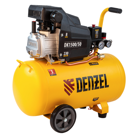 Компрессор воздушный DENZEL X-PRO DK1500/50, 1.5 кВт, 230 л/мин, 50 л